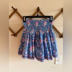 cotton printed mini skirt | sur la vague